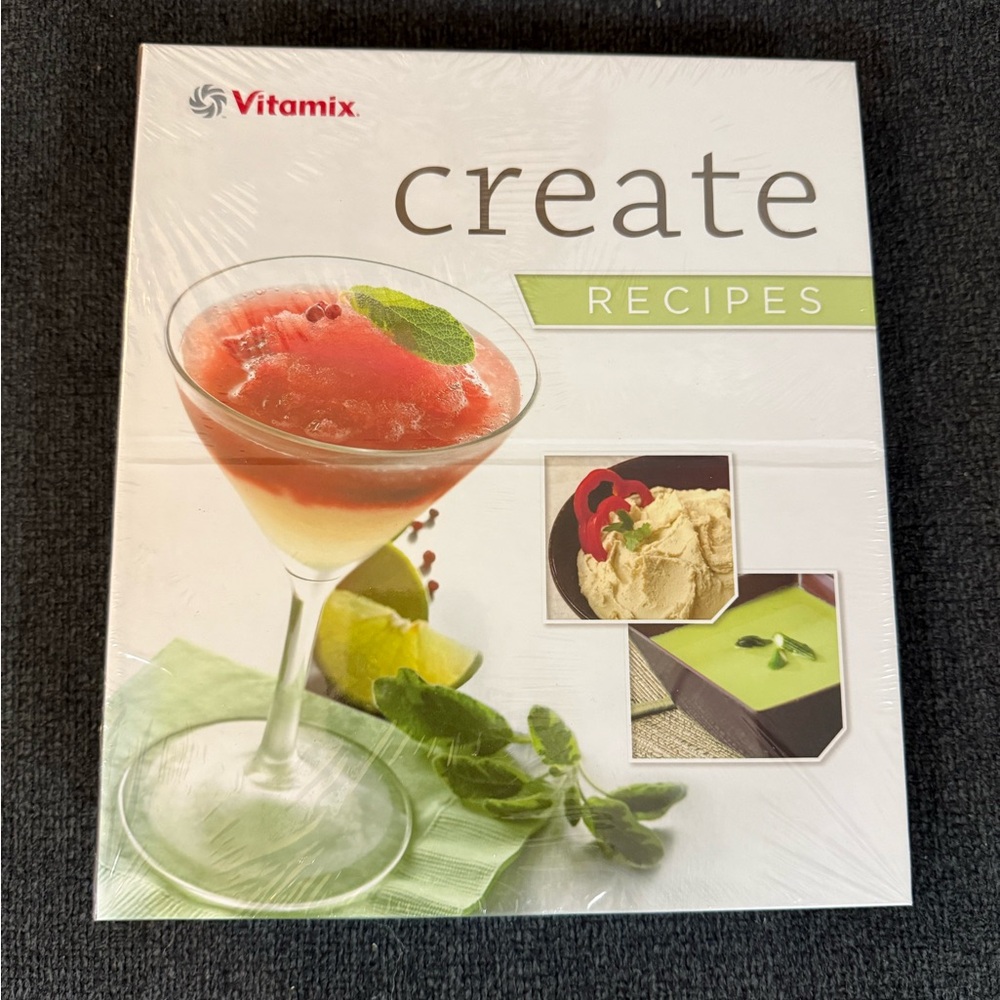 NEW Vitamix Create Recipes cookbook Book- still sealed in plastic